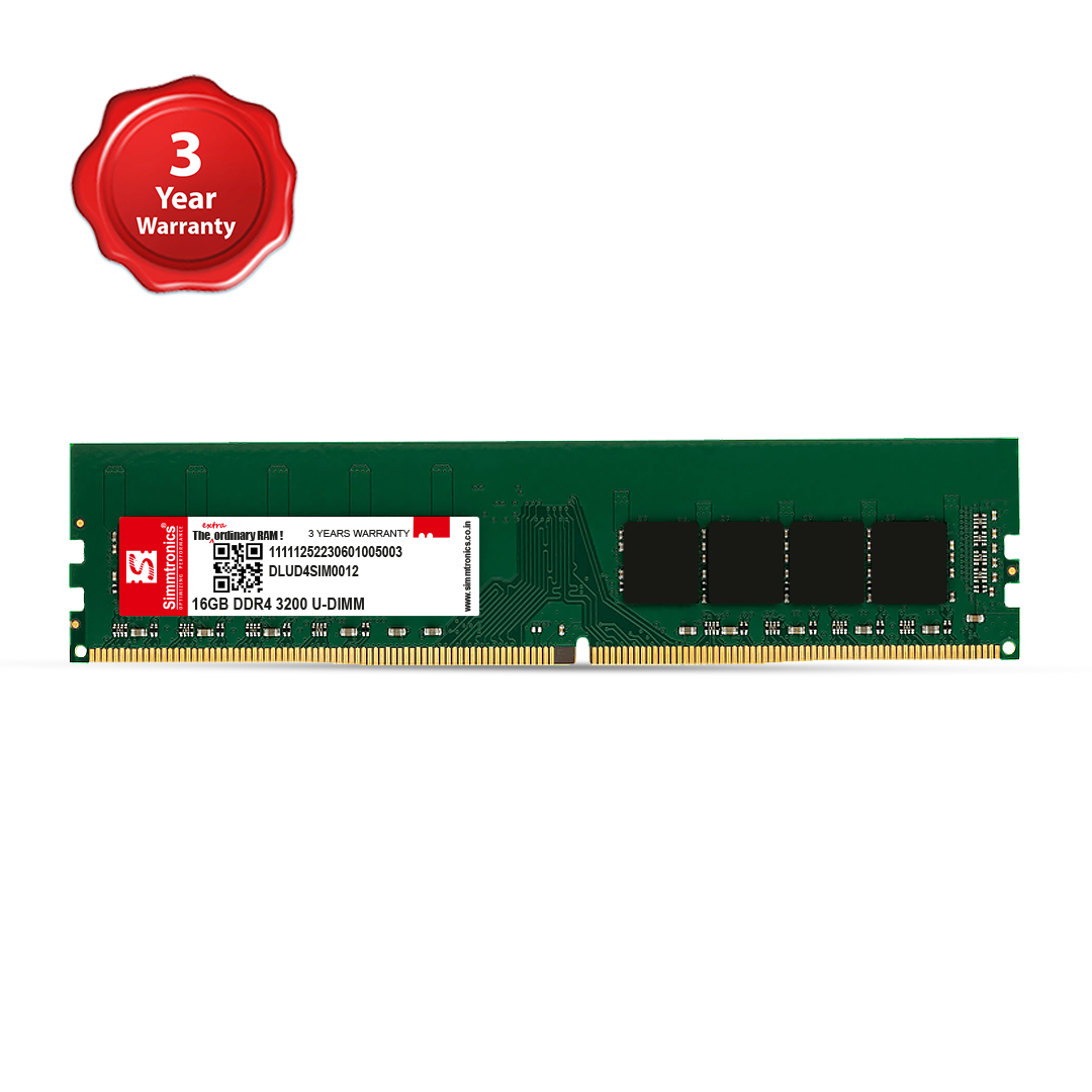 Simmtronics 16GB DDR4 DESKTOP RAM 3200MHz